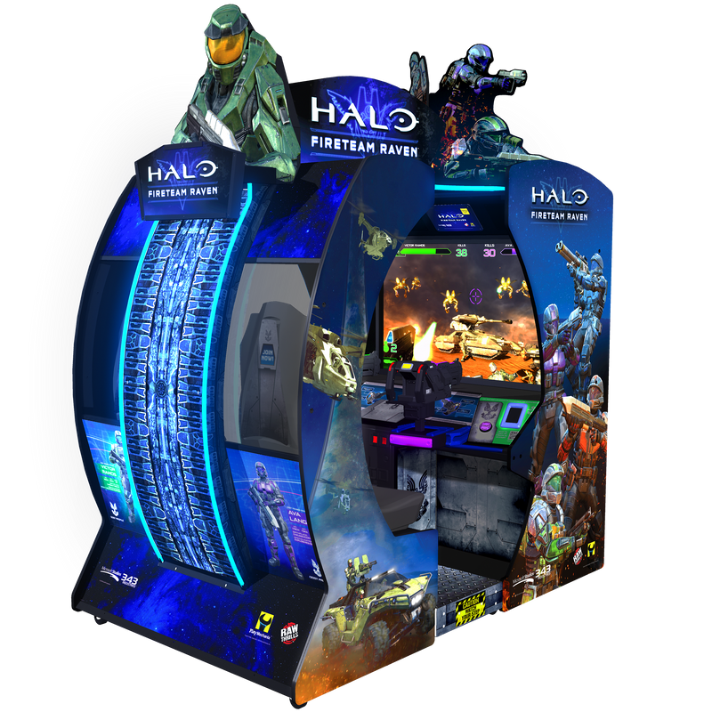 Raw Thrills Halo 2-Player Arcade Game (HALO2-ARC)