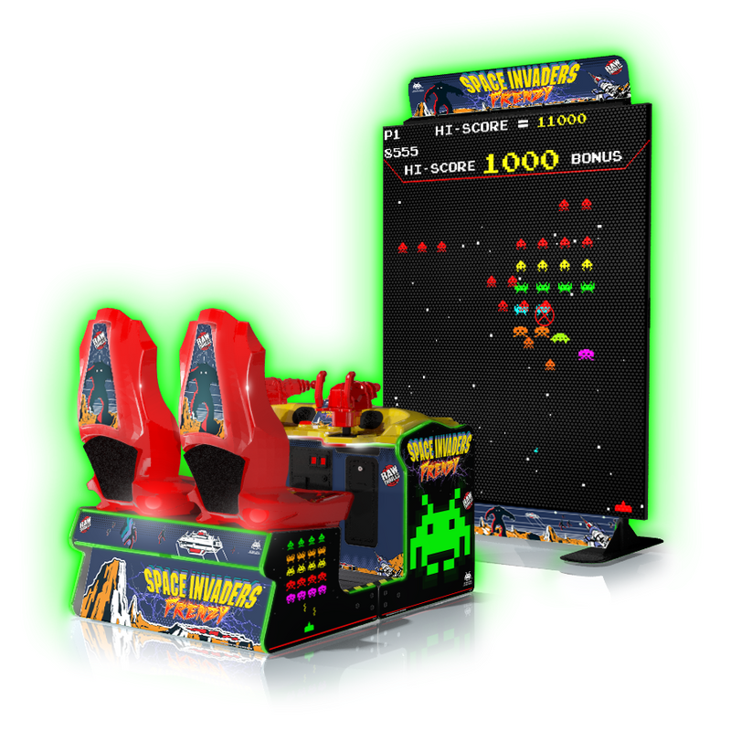 Space Invader Frenzy Arcade Game (SPACEI-ARC) - Raw Thrills