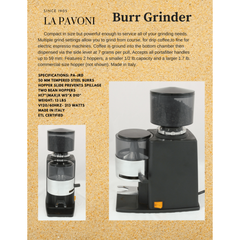 La Pavoni Junior Semi-Commercial Coffee Grinder (PA-JRD)